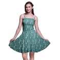 thumbnail image 1 of Bimba Robe d'Été à Bretelles Spaghetti Imprimée Florale Robe de Plage de Vacances-TTG, 1 of 5