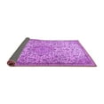 thumbnail image 2 of Ahgly Company Indoor Round Persian Purple Traditional Area Rugs, 7' Round, 2 of 4