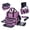Purple, variant on Nail Polish Organizer Case Holds 80 Bottles (15ml/0.5 fl.oz) UV lamp, Gel Polish Case Bag with 2 Removable Pouches and Tools Storage Sections,Puple