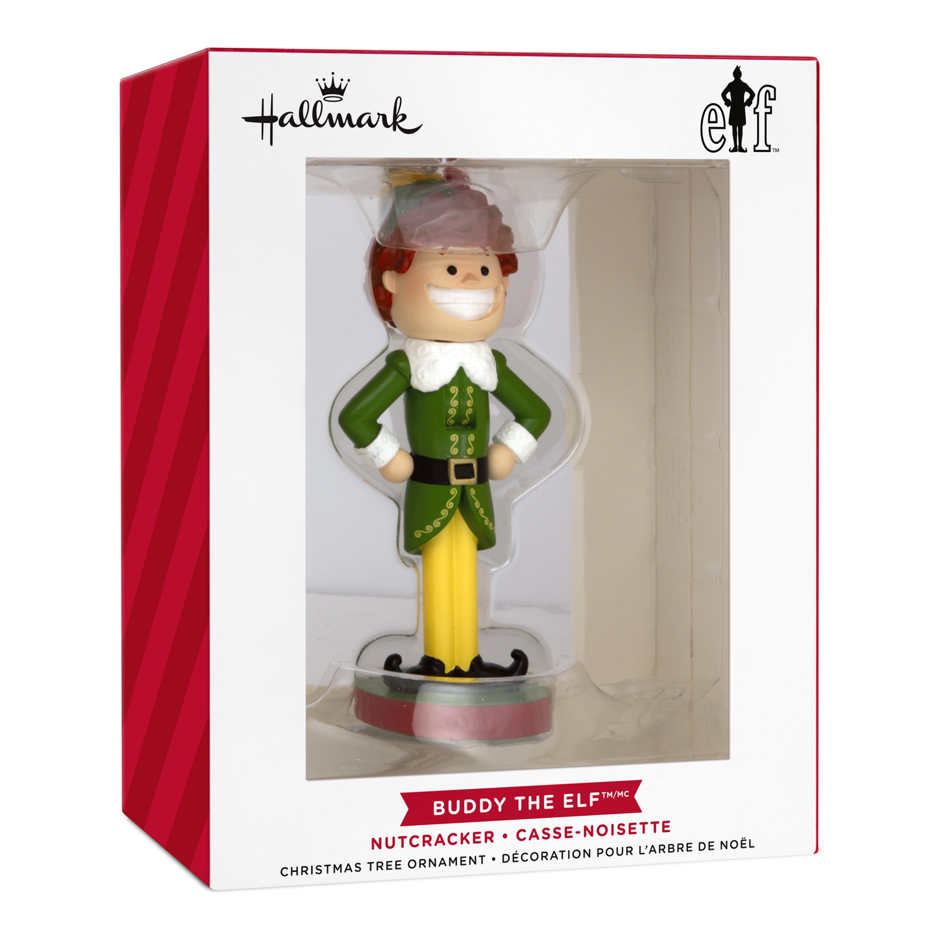 Hallmark Christmas Ornament (Elf Buddy the Elf Nutcracker), 1 Count