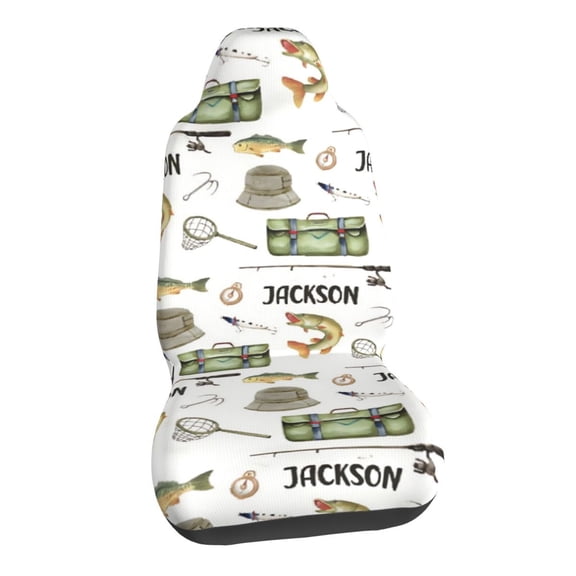 Fishing Tackle Car Seat Covers Stretch Car Seat Protectors Universal Fit