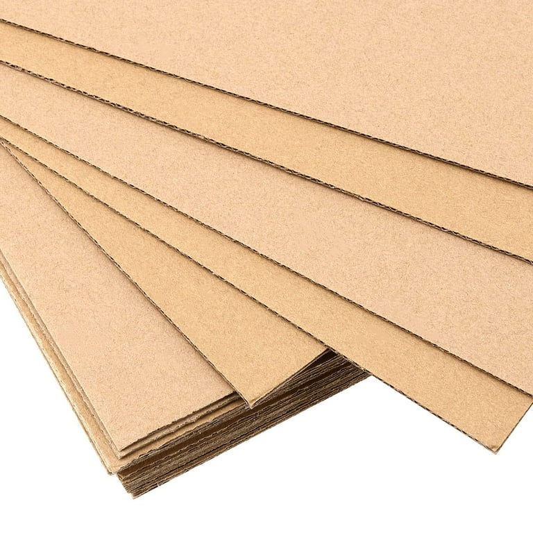 Buy 200 Pack Corrugated Cardboard Sheets 5x7 Inch, Corrugated Cardboard Filler Insert Sheet Pads For Packing Mailing Crafts By Zmybcpack