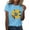 (Type 7)Sky Blue, variant on Otvok Womens T-Shirts Short Sleeve Summer Tops O-Neck Casual Blouses