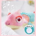 thumbnail image 6 of Ludolm Baby Toys  0-12 Months, Infant Baby Musical Stuffed Animal Toys, Soft Sensory Toys with Crinkle and Rattles, Tummy Time Toys for Newborn Boys Girls Gift, Pink Chameleon 23 Inch, 6 of 6