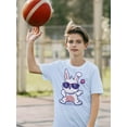 thumbnail image 2 of Cool Sunglasses Bunny T-Shirt Juniors -Image by Shutterstock,  Large, 2 of 4
