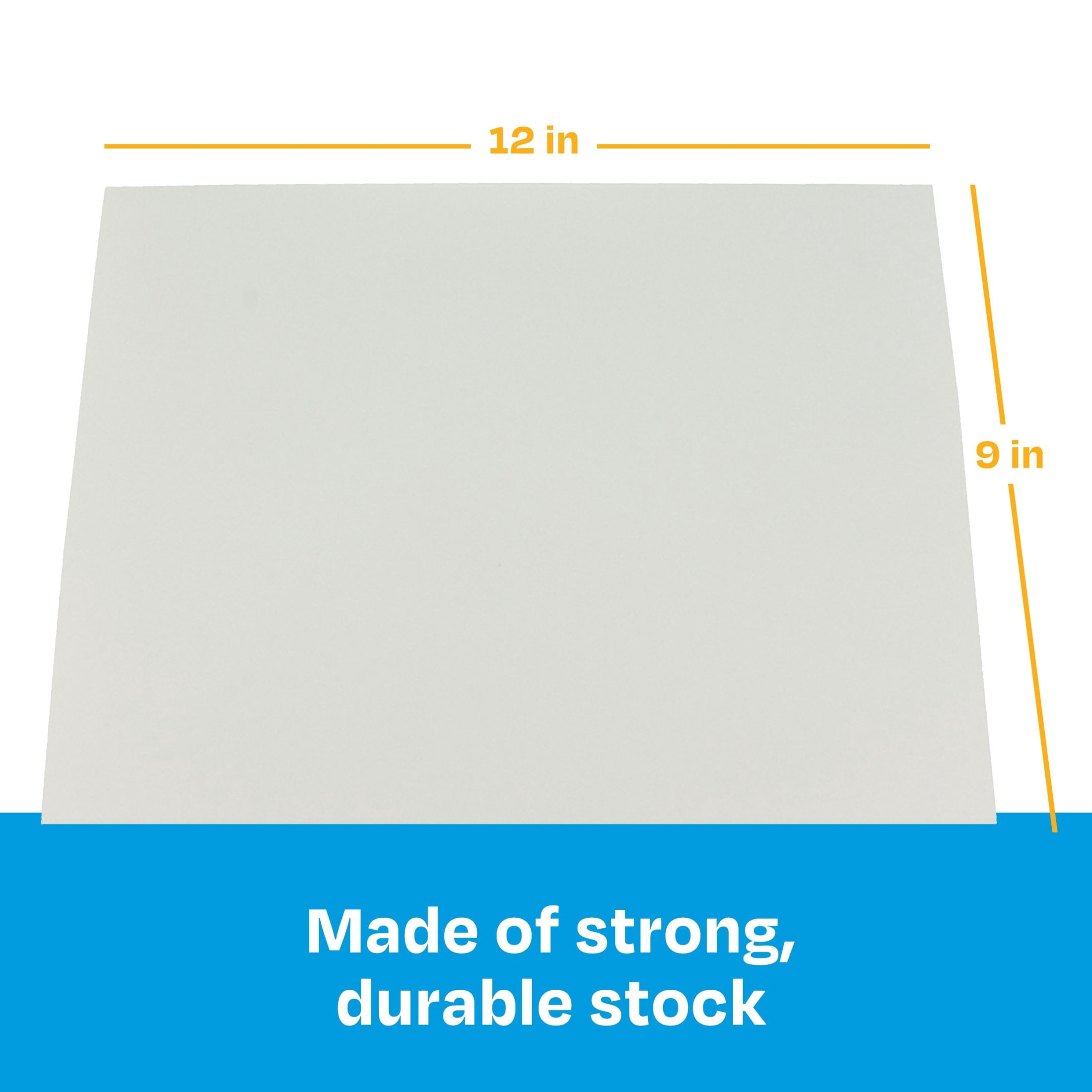 Sax Sulphite Drawing Paper, 90 lb, 9 x 12 Inches, Extra-White, 500 Sheets