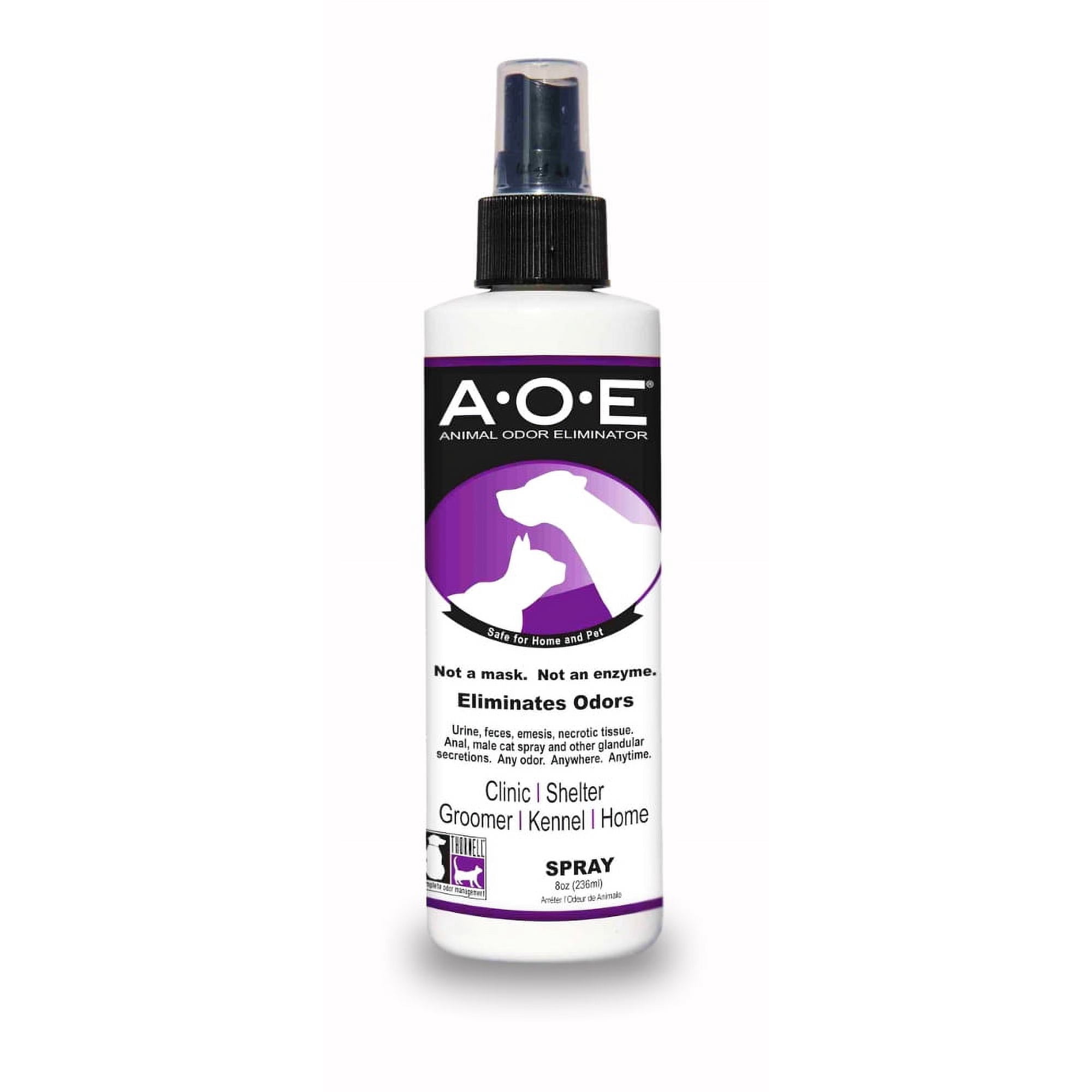 Thornell Animal Odor Eliminator Spray – Ready to Use Pet Odor Eliminator for Strong Odor – Secretions, Spray, Feces & Urine Odor Eliminator – Safe, Non-Enzymatic Dog & Cat Odor Eliminator (8 oz)