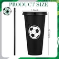 thumbnail image 2 of 12 Vasos Plásticos de Fútbol de 710 ml con Tapa y Pajilla - Pack de 12, 2 of 7