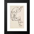 thumbnail image 2 of Henri Gaudier-Brzeska 17x24 Black Modern Framed Museum Art Print Titled - Figure Study (1910 - 1915), 2 of 5