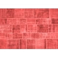 thumbnail image 1 of Ahgly Company Indoor Rectangle Patchwork Red Transitional Area Rugs, 3' x 5', 1 of 4
