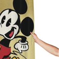 thumbnail image 3 of Cortina de ducha de Mickey Mouse con dibujos animados, cortinas de ducha para baño con 12 ganchos, impermeable, lavable, poliéster, juego de decoración para el baño, 60 x 72 pulgadas, hierro, 3 of 8