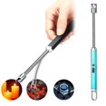 thumbnail image 2 of Dsscvnef Windproof Arc Reusable Metal Ignition Stick for Stoves Grills Fireplaces Camping (USB Rechargeable), 2 of 8