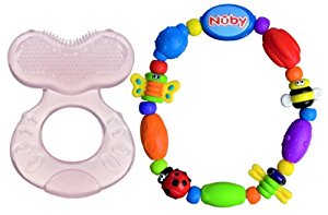 teether with bristles