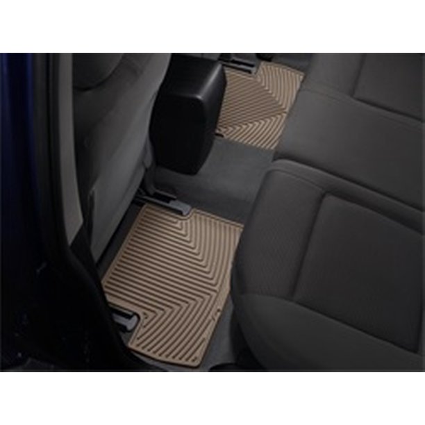 2007 2011 Volvo S80 Tan Front and Rear Rubber Mats / 2008 2010