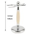 thumbnail image 3 of Hombres Barber Alloy Shave Brush Afeitado Seguridad Holder Rack Stand 2 4 Colcomx Aleación de afeitar sostenedor de cepillo, 3 of 8