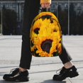 thumbnail image 2 of Easygdp Flower Bush Sunflower Mochila Ligera de 15 Pulgadas para Estudiantes, Mochila Cómoda para la Escuela y Viajes, Correas Ajustables, 2 of 6