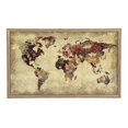 thumbnail image 1 of Zentique ZEN-180503-1 Antiqued World Map Art Print, 1 of 1