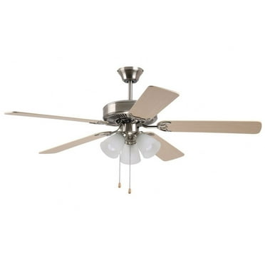 Litex - Hangdown - 5 Blade Ceiling Fan with Light Kit-18 Inches Tall and 52