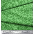 thumbnail image 2 of Soimoi Poly Georgette Fabric Artistic Leaves Printed Fabric 1 Yard 42 Inch Wide, 2 of 3