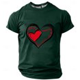 thumbnail image 1 of Camisetas de Manga Corta Casual Impresión Cuello Redondo Suéter Camiseta, Blusa de Moda de Poliéster Ligero, 1 of 4