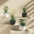thumbnail image 4 of GLFILL Automatic Self Watering Flower Pot Home Garden planting With Water Container black, 4 of 8