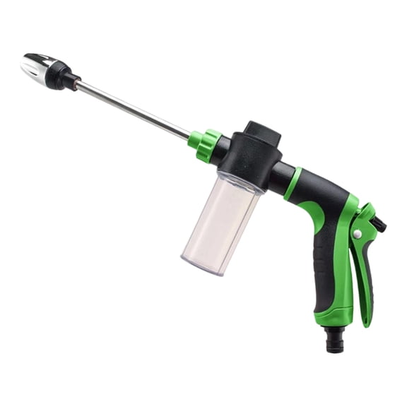 Car Wash Kit High Pressure Water Spray with Soap Dispenser for Vehicle Cleaning Adjustable Garden Hose Nozzle Outdoor Cleaning Tool for Home and Garden