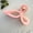 Pink, variant on PC Hairpin Shark Clip Women's Advanced Bow Ribbon Back Head Disc Hair Clip Durable Hair Accessories-Black