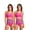 2*Hot Pink, variant on ibiyaun 2PCS 4-in-1 Micro-Particle Sculpting Fat-Burn Shorts, High Waist Shapewear Yoga Pants Shorts