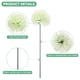 thumbnail image 2 of Uxcell Flores de Bola de Crisantemo Artificial, Ramos de Seda de Hortensia Falsos para el Hogar/Boda Verde Otoño 30 Pack, 2 of 7