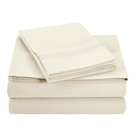 UPC 855031146254 product image for Superior 3-Count Ivory Embroidered Microfiber Sheet Set  Twin XL | upcitemdb.com