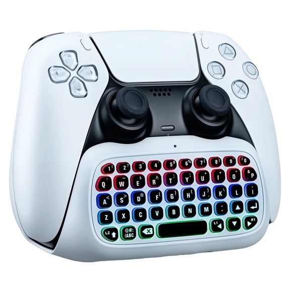 Mini teclado inalámbrico Mcbazel con RGB para PS5 DualSense
