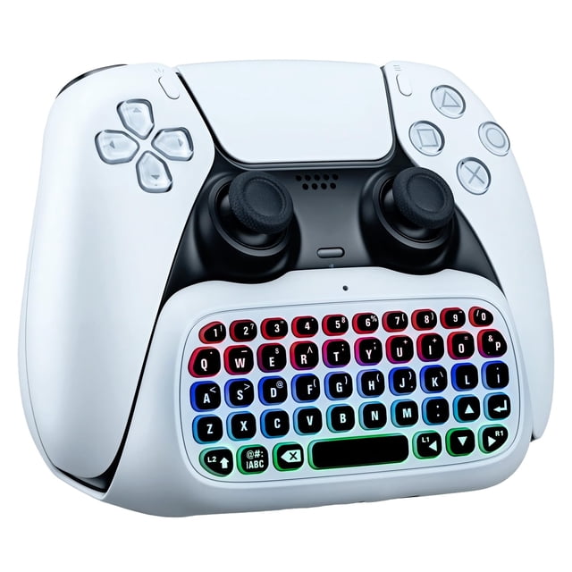Mini teclado inalámbrico Mcbazel con RGB para PS5 DualSense