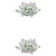 thumbnail image 4 of Cristal Flor de loto Yuarrent Piedras naturales Feng Shui Esfera Cristales Flores Adornos decorativos 2Conjunto Verde, 4 of 6