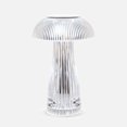 thumbnail image 3 of Linen Chest Ancy Rib Mushroom LED Table Lamp Clear, 3 of 4