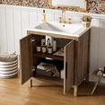 thumbnail image 6 of Harper & Bright Designs 30" Wood Bathroom Vanity with Single Sink, Combination Under Counter Sink, Bathroom Storage Cabinet with Soft Closing Door, Wood, 6 of 15