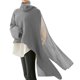 thumbnail image 1 of Gibobby SuéTer De Invierno Para Mujer de cuello para mujer, manga larga de murciélago, dobladillo asimétrico, suéter informal, tops de punto(Gris,CH), 1 of 5