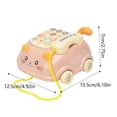 thumbnail image 2 of CanGonggg Baby Cell Phone Toy Pretend Phones Toys For Boy & Girl Birthday Musical Toy For Toddlers Kids Educational Call & Toddler Toys Toys For Ages 2-4 Kids Toys Toddler Toys 2-3 Baby Book, 2 of 8