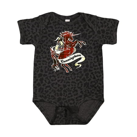 

Inktastic Cunningham Tartan Unicorn Gift Baby Boy or Baby Girl Bodysuit