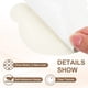 thumbnail image 3 of Parche de reparación de cuero, kit de reparación de cinta de vinilo autoadhesiva para muebles para sofás, sillones y sillas, transparente y blanco, 3 of 6