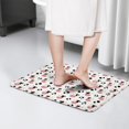 thumbnail image 4 of White Cow Dot Pattern Flannel Non Slip Door Rugs,Washable Door Mats Indoor,Decorative Door Mats,Dirt-Resistant and Absorbent Doormat for Entrance,Bedroom,Kitchen,Bathroom,23.5x16in(60x40cm), 4 of 5