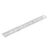 8-inch (20cm) Stainless Steel Straight Ruler Inches and Metric Scale 6 Pack