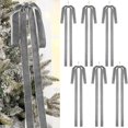thumbnail image 1 of mfyjkho 12 colgantes de lazo de terciopelo de 40 x 60 cm para árbol de Navidad, coronas y decoraciones festivas. Adorno colgante extragrande. 12 unidades., 1 of 4