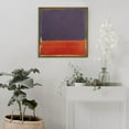 thumbnail image 4 of Mark Rothko Prints 《No. 14》 Wall Art Paintings Poster Picture Print Canvas Poster Wall Paint Art Posters Decor Modern Home Artworks Gift 16x16inch(40x40cm), 4 of 5