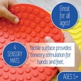 thumbnail image 4 of MindWare Sensory Genius Sensory Mats  Ages 5 Years and up - 4 Large Tactile Sensory Mats - Sensory Room Must Haves, Calming Corner Sensory Tiles Stress Toy, 4 of 10