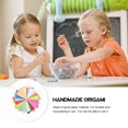 thumbnail image 3 of SEWCHICS 100Pcs Creative Origami Paper Assorted Colors Durable Cardstock for DIY Handcraft Projects, 3 of 6