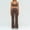 Deep Brown Set 1, variant on Women's Tracksuit Yoga Set 2PCS Sport Suit Gym Wear Workout Clothes Gym Outfits High Waist Legging Fitness Bra Set Sports Suits