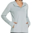 thumbnail image 2 of Women's UPF 50+ Sun Protection Jacket Hooded Cooling Shirt with Pockets Hiking Outdoor Performance, 2 of 6