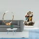 thumbnail image 2 of Portabotellas de vino,Soporte para botellas de vino,soporte para botellas de vino,estante de hierro,Letrero de mesa,Decoración de escritorio acrílica Rincón festivo Decoración del, 2 of 8