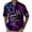 Z38-Purple, variant on Men's Hawaiian Shirt Valentines Day Heart Short Sleeve Beach Button Down Causal Top Print Tropical Hawaii Shirts