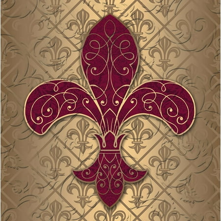 Accent Napkin - Baroque Splendor Fleur de Lis Embossed Paper Cocktail Napkins, 20 count, Accent the decor at your next gathering or party with these napkins By Cypress Home from USA